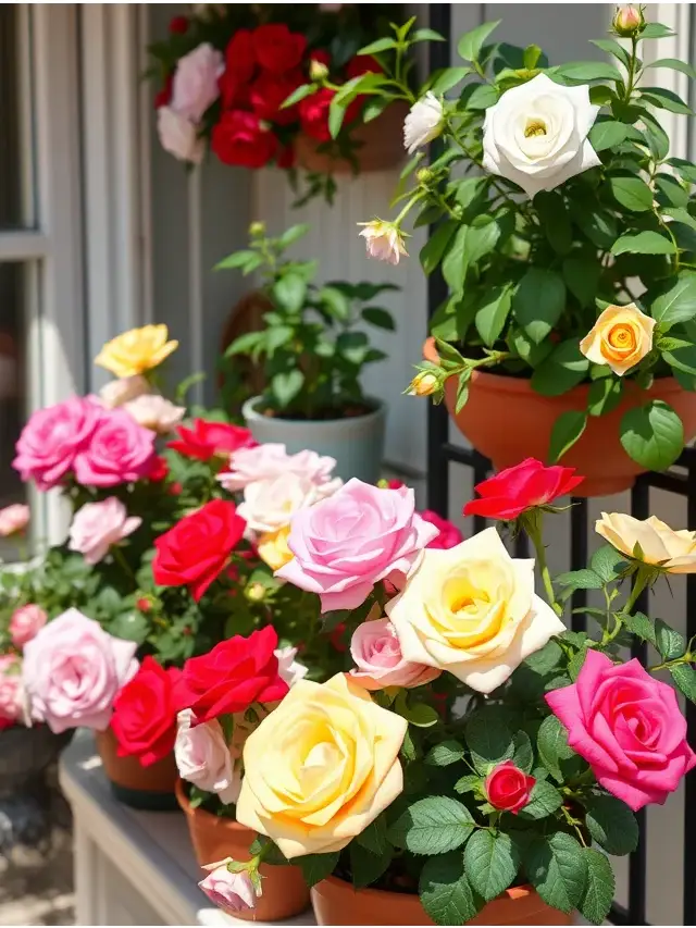 9 flowers that look similar to Roses for the balcony garden