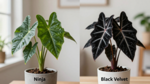 Alocasia Ninja Vs Black Velvet